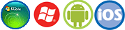 Windows Android iOS